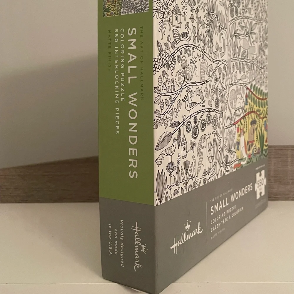NWT Hallmark "Small Wonders" 550 piece colouring puzzle - Picture 3 of 5